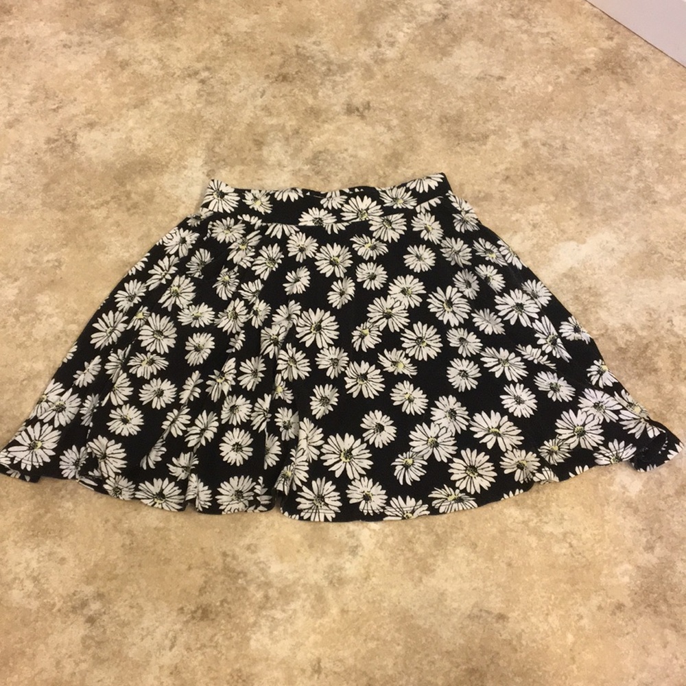 Floral skater skirt, with pockets